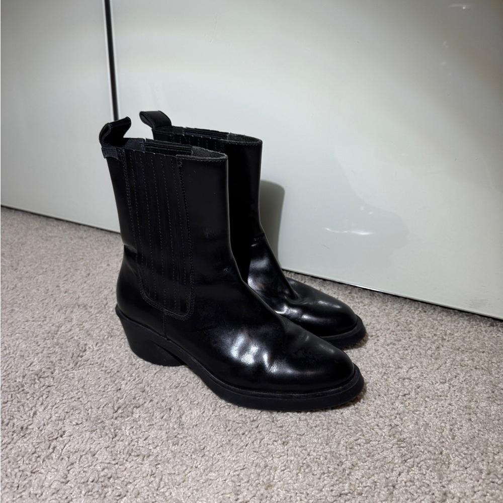 Camper Black Boots Size 38